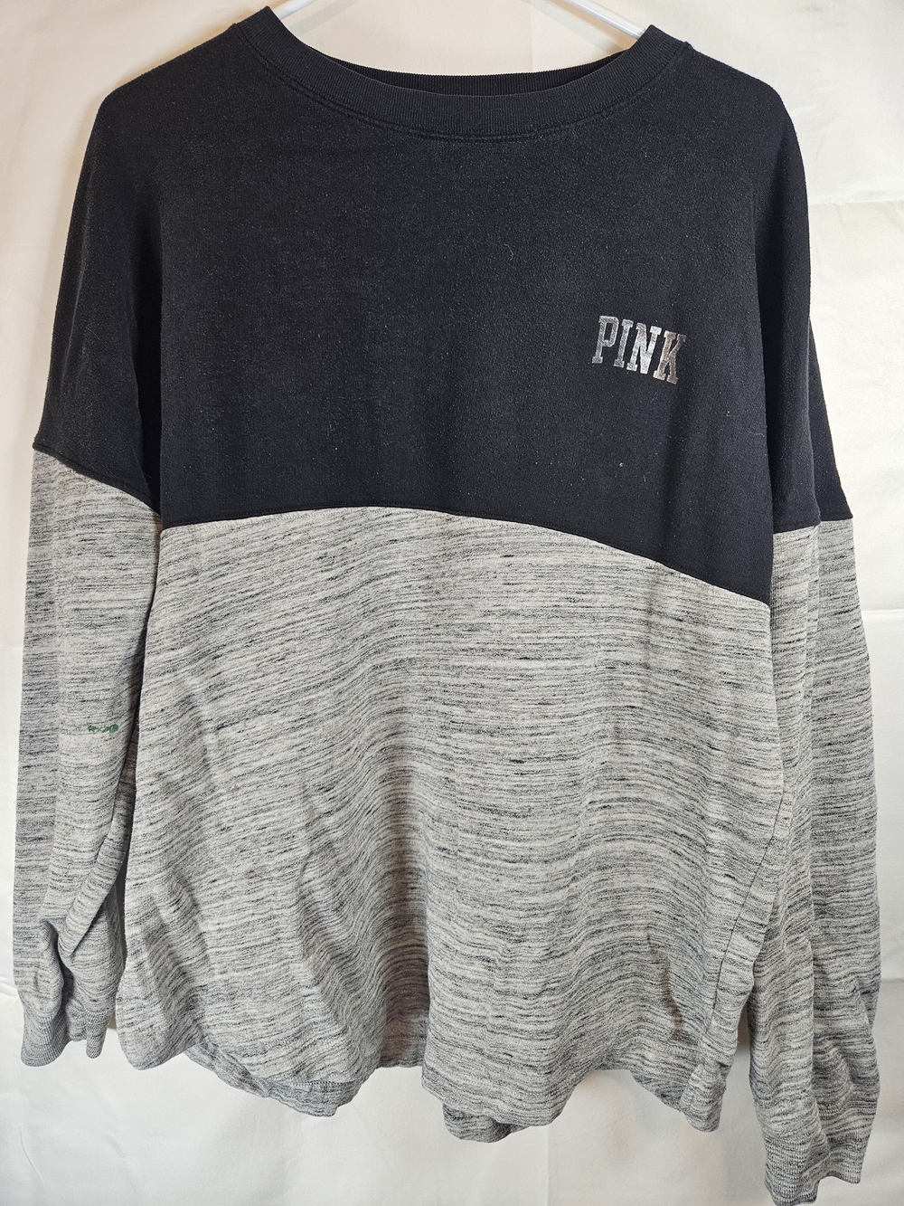 PINK Victoria's Secret Colorblock Crewneck Sweater - Workout Yoga Gym Training